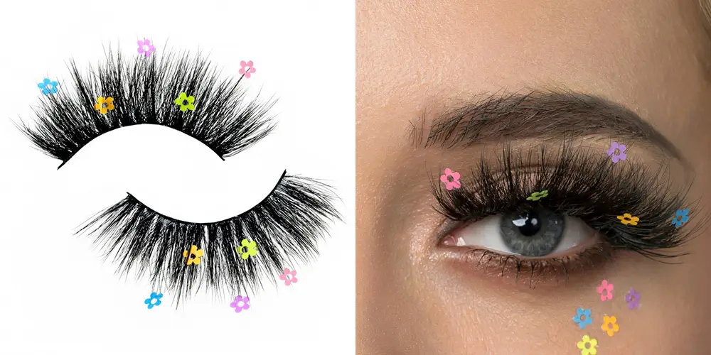 Flower Garden decal lashes
